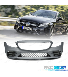 PARAURTI ANTERIORE MERCEDES CLASSE C W205 19- LOOK AMG