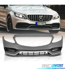PARAURTI ANTERIORE MERCEDES CLASSE C W205 19- LOOK C63