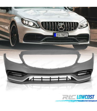 PARAURTI ANTERIORE MERCEDES CLASSE C W205 19- LOOK C63