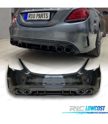 PARAURTI POSTERIORE MERCEDES CLASSE C W205 4P 19- LOOK C43