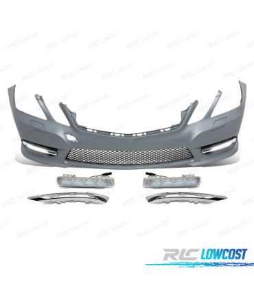 PARAURTI ANTERIORE MERCEDES CLASSE E W212 10-13 LOOK AMG DRL