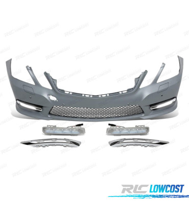 PARAURTI ANTERIORE MERCEDES CLASSE E W212 10-13 LOOK AMG PDC DRL