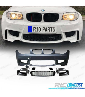 PARAURTI ANTERIORE BMW E81 E87 E82 E88 06-10 LOOK 1M + CONDOTTO ARIA