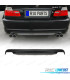 DIFFUSORE BMW E46 LOOK M M3 USCITE DOPPIE