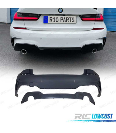 PARAURTI POSTERIORE BMW G20 19- LOOK M TECH PDC