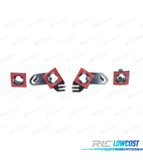 KIT 4 SUPPORTI 18 MM PDC BMW E60 E61 PARAURTI ANTERIORE LOOK M TECH