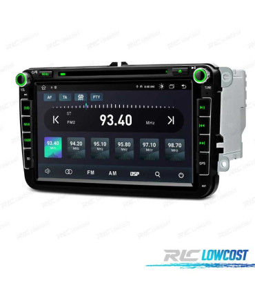 RADIO GPS ANDROID 14 PER VOLKSWAGEN VW GOLF POLO PASSAT CADDY TOURAN USB GPS TATTILE HD