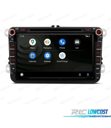 RADIO GPS ANDROID 12 PER SEAT LEON ALTEA TOLEDO ALHAMBRA USB GPS TATTILE HD
