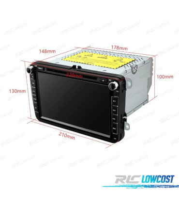 RADIO GPS ANDROID 12 PER SKODA FABIA OCTAVIA ROOMSTER SUPERB USB GPS TATTILE HD