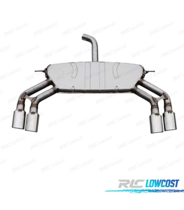 SILENZIATORE DI SCARICO PER AUDI A3 SEDAN 13-20 LOOK S3