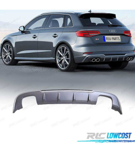 DIFFUSORE AUDI A3 HATCHBACK 17-20 LOOK S3
