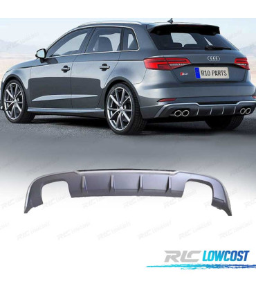 DIFFUSORE AUDI A3 HATCHBACK 17-20 LOOK S3