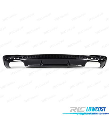 DIFFUSORE AUDI A4 B9 S LINE 19-23 LOOK S4 NERO LUCIDO