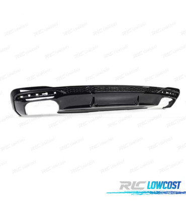 DIFFUSORE AUDI A4 B9 S LINE 19-23 LOOK S4 NERO LUCIDO
