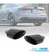 TERMINALI SCARICO AUDI A4 16-19 LOOK RS4 NERO