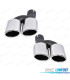 TERMINALI SCARICO AUDI A4 16-19 LOOK S4 CROMO