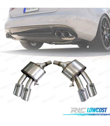 SILENZIATORE DI SCARICO PER AUDI A4 16-22 LOOK S4