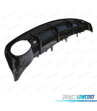 DIFFUSORE AUDI A6 S LINE 15-18 LOOK RS6 NERO LUCIDO