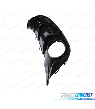 DIFFUSORE AUDI A6 S LINE 15-18 LOOK RS6 NERO LUCIDO