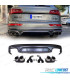 DIFFUSORE AUDI Q5 S LINE 18-20 LOOK SQ5 + TERMINALI DI SCARICO CROMATI
