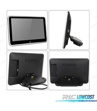 SCHERMO MULTIMEDIALE DA 10 POLLICI HD TOUCH USB SD POGGIATESTA