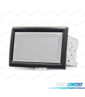 CORNICE NERA RADIO 2-DIN PER RENAULT MEGANE 02-09
