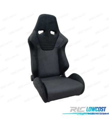 SEDILE BAQUET UNIVERSALE NERO EVO ERS RALLY
