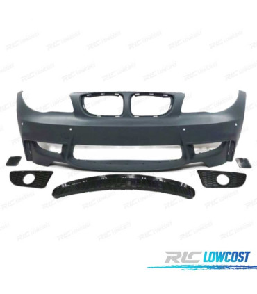 PARAURTI ANTERIORE BMW E81 E87 E82 E88 06-10 LOOK 1M PDC