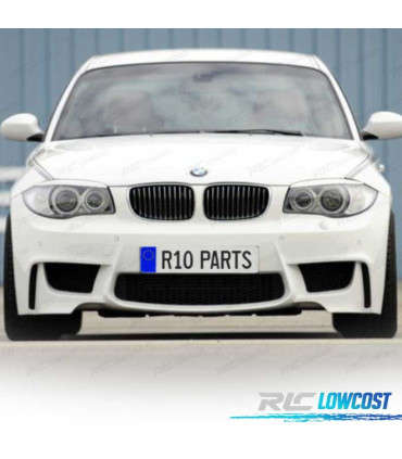 PARAURTI ANTERIORE BMW E81 E87 E82 E88 06-10 LOOK 1M PDC