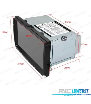 RADIO GPS ANDROID 10 PER VW SEAT SKODA