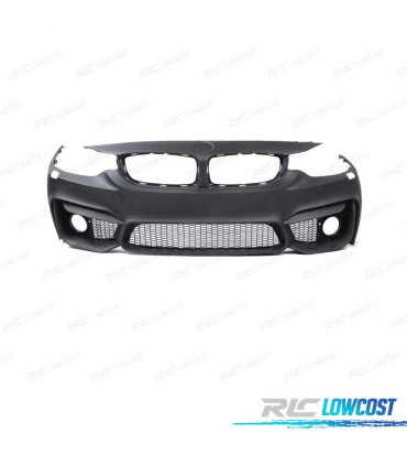 PARAURTI ANTERIORE BMW F32 F33 F36 13-18 LOOK M4 SRA GRIGLIE NEBBIA