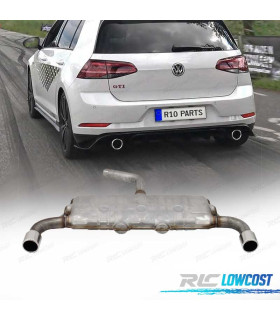 SILENZIATORE DI SCARICO VOLKSWAGEN VW GOLF 7 7.5 12-20 LOOK GTI