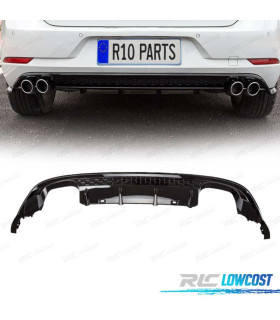 DIFFUSORE VOLKSWAGEN VW GOLF 7.5 17-20 LOOK R NERO LUCIDO
