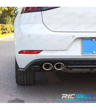DIFFUSORE VOLKSWAGEN VW GOLF 7.5 17-20 LOOK R NERO LUCIDO