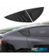 COPRI VETRI LATERALI TESLA MODEL Y 20- LOOK NERO LUCIDO
