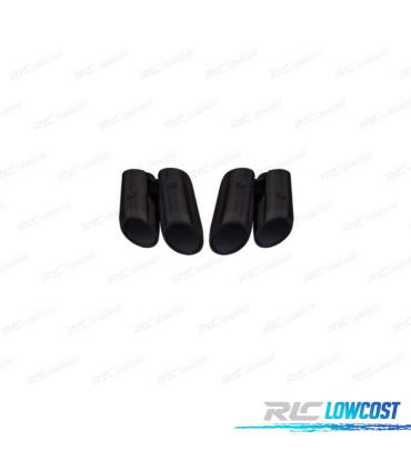 TERMINALI SCARICO PORSCHE MACAN 18- LOOK S NERO