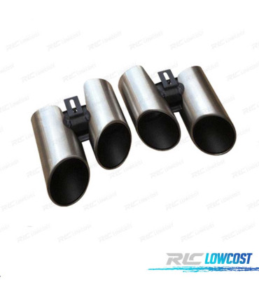 TERMINALI SCARICO PORSCHE PANAMERA 17- LOOK S ARGENTO OPACO