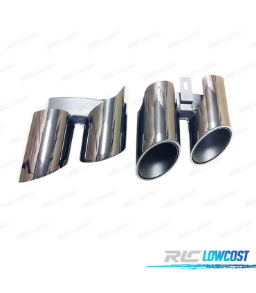 TERMINALI SCARICO PORSCHE PANAMERA 17- LOOK S CROMATO