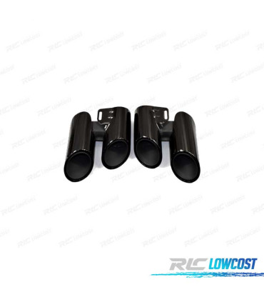 TERMINALI SCARICO PORSCHE PANAMERA 17- LOOK S NERO