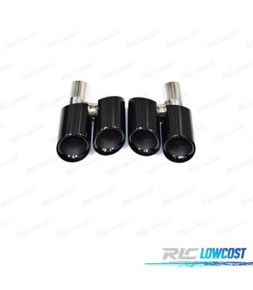 TERMINALI SCARICO PORSCHE PANAMERA 17- LOOK GTS NERO