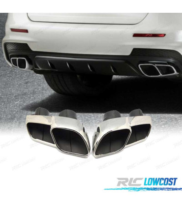 TERMINALI SCARICO MASERATI GHIBLI 14- LOOK S CROMATO