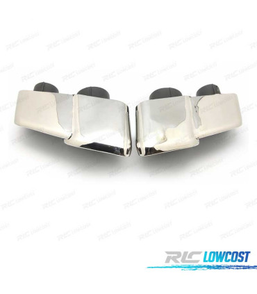 TERMINALI SCARICO MASERATI GHIBLI 14- LOOK S CROMATO