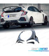 KIT 2 PARAFANGHI HONDA CIVIC TYPE R 16-20 IN METALLO