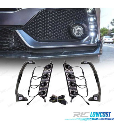 KIT LUCE DIURNA HONDA CIVIC 16-20 DRL PARAURTI TYPE R