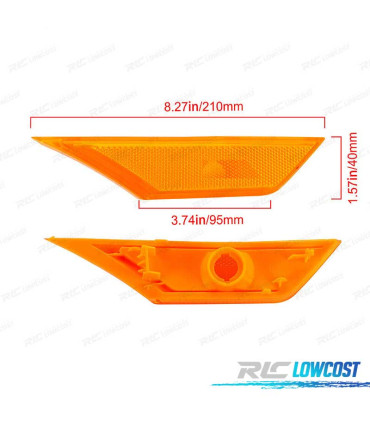 TULIPANO LATERALE DELL'INDICATORE DI DIREZIONE PER HONDA CIVIC 16-20 GIALLO