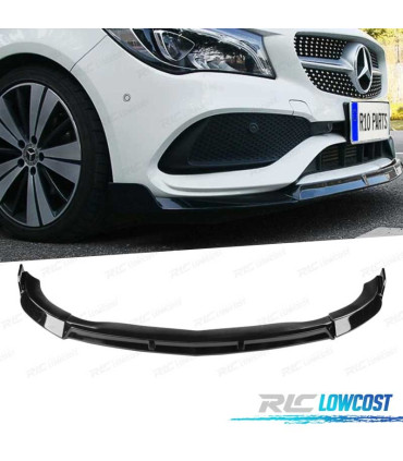 SPOILER LIP PER MERCEDES CLA W117 AMG 14-18 LOOK BRABUS NERO LUCIDO