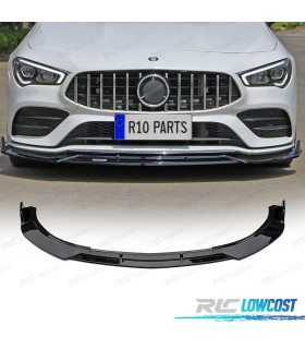 SPOILER LIP PER MERCEDES CLA W117 AMG 14-18 LOOK BRABUS NERO LUCIDO