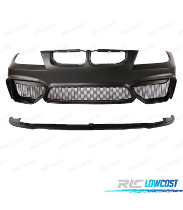 PARAURTI ANTERIORE PER BMW E90 E91 05-08 LOOK M4 SPOILER LIP