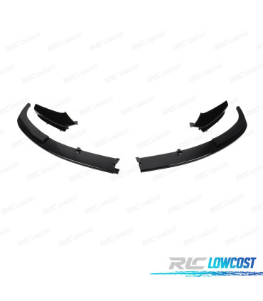 SPOILER LABBRO ANTERIORE PER BMW F10 F11 LOOK M PERFORMANCE NERO LUCIDO