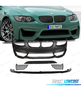 PARAURTI ANTERIORE BMW E92 E93 06-10 LOOK M4 PDC + SPOILER LIP